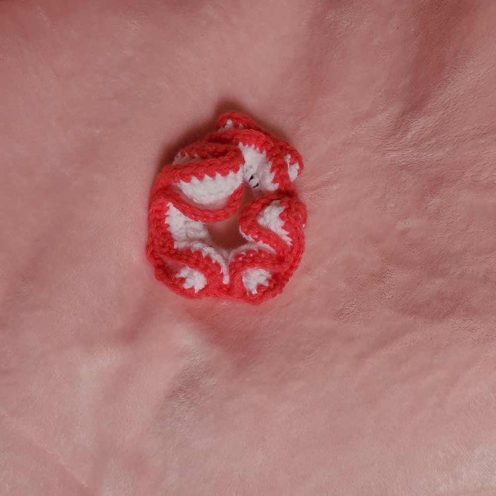 3 Handmade Crochet Scrunchies - Picture 3 of 5